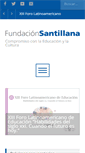 Mobile Screenshot of fundacionsantillana.com